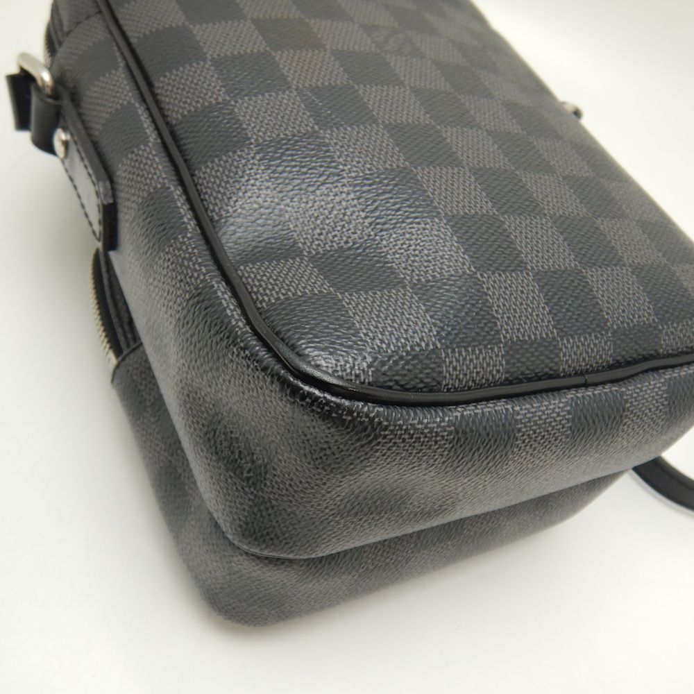 Louis Vuitton Damier Graphite Rem Shoulder Bag Black - Picture 6 of 8